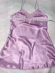 silk crepNightgown Slip Dress