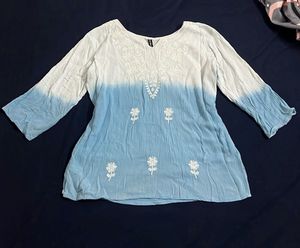 Chikankari Ombre Kurta