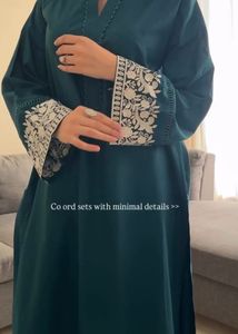 Teal Ethnic Co-ord Set