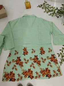 Floral Print co-ord Set🤍💚