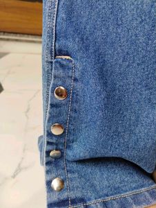 Blue Wide Leg baggyJeans