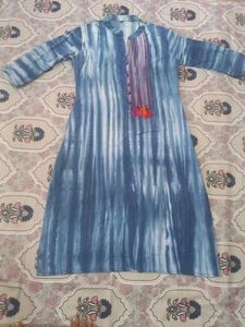 Stylish Blue Tie-Dye Kurta