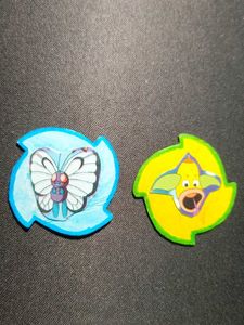 Handmade Pokemon Twisters Butterfree & Weepinbell
