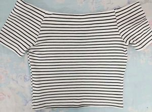 Striped Fitted Top