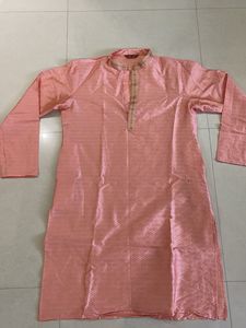 Men's Peach Kurta
