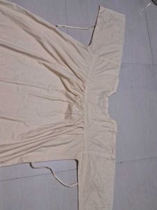 Beige Cotton Kurta of 1