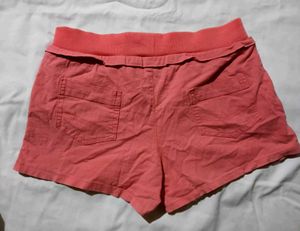 Coral Casual Shorts