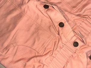 Chic Pink Utility Jumpsuit Shorts