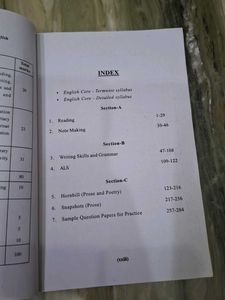 Class XI Accountancy &amp; English Support Material Bo