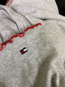Tommy Hilfiger Ribbed Long Sleeve Crop Top