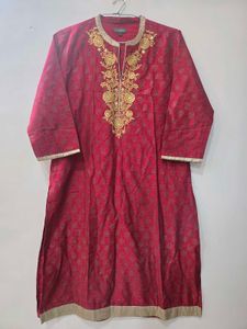 Red Festive Kurta