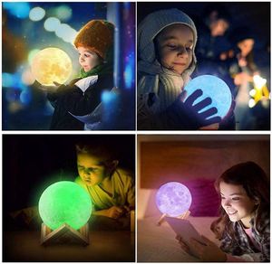 Moon Lamp Night Light(multicolour)