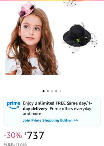 Feathered Mini Top Hat And Head Band