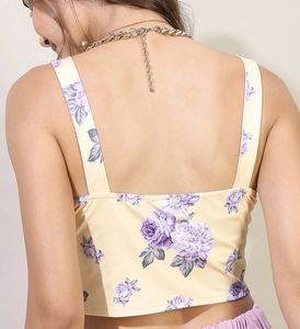 Yello crop top
