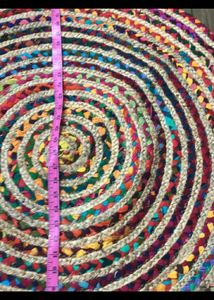 Bohemian Braided round rug