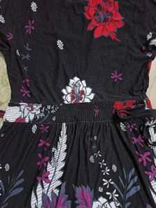 Madame Floral Frock-Style Tunic Top