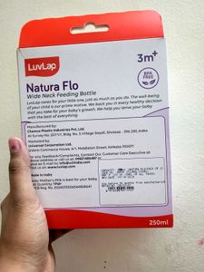 uvLap Natura Flo 250ml Baby Feeding Bottle | New |