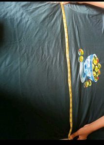 Dark Green Olive Print T-Shirt
