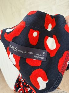 M&amp;S Chic Leopard Print Mini Dress