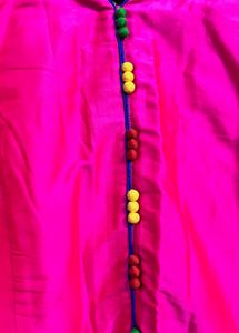 Beautiful Pink &amp; Blue Ethnic Gown