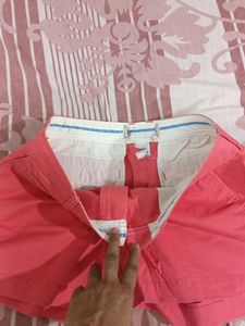 Denim Comfortable Pink Short Size 32