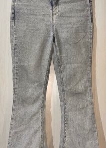 Light Wash High Waist Flare Jeans