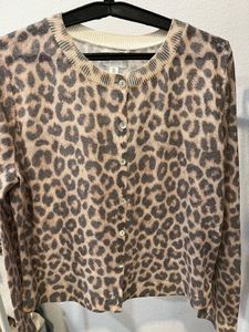Leopard Print Cardigan