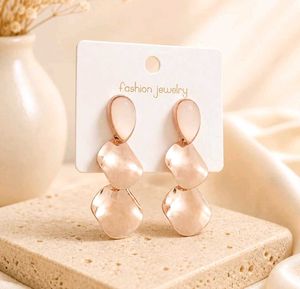 Rose Gold Drop Earrings
