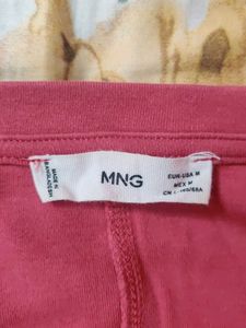 MANGO Cropped Sweatshirt in Size M