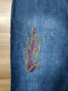 Embroidered Bootcut Jeans