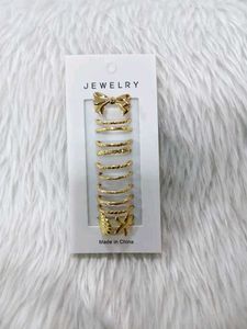 set of 10 anti tarnish rings