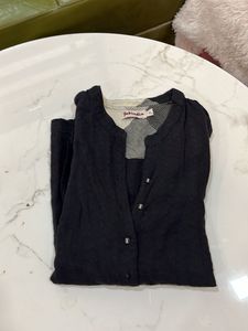 Fabindia Black Cotton Tunic Top