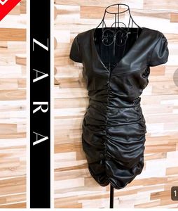 Final Sales🔥Zara New Bodycon leather Dress