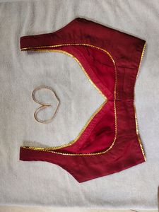 deep neck blouse non padded