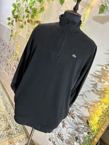 Lacoste Black Half-Zip Pullover