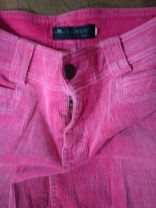 Pink Corduroy Skirt