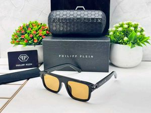 Philipp Plein Black Square Sunglasses