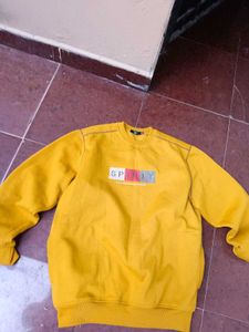Yellow Crewneck Sweatshirt