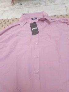 brand new Hi-Low Button-Up Shirt