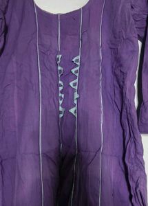Purple Kurta Set with Dupatta