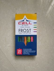 Frost Ball Point Pen (2 Packets)
