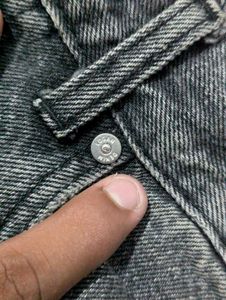 Grey Acid Wash Jeans