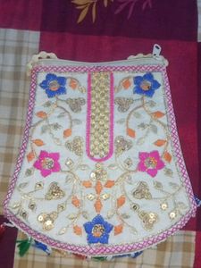 Embroidered Clutch Bag