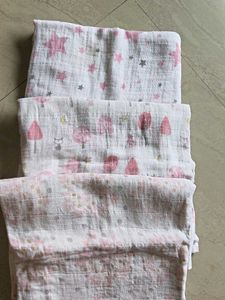 Cute Baby Swaddle Blankets Set of 3