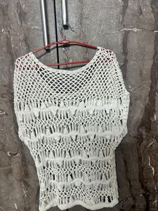 Boho Crochet Fringe Top