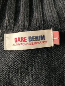 Item-KBG111/PRELOVED/BARE DENIM/ZADE BLACK SWEATER