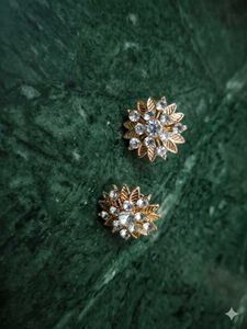 Exquisite Floral Crystal Earrings