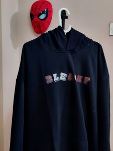 💥BUY1GET1💥 IMPORTED MENS Black graphic print hoodie.