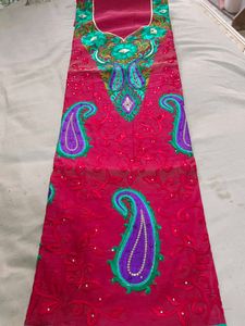 Fancy Chanderi Suit With Thread,