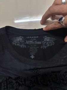Affliction Gothic Dark Velvet Tee